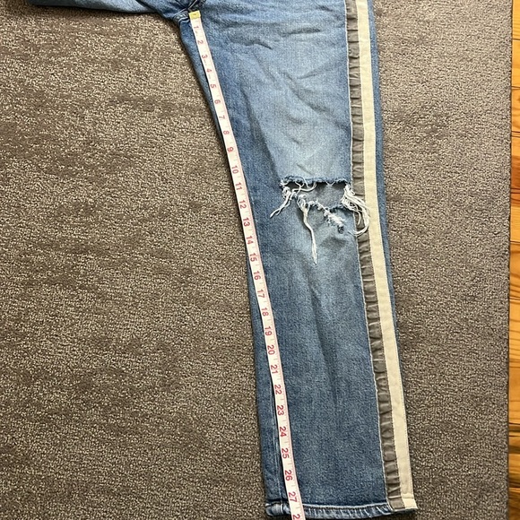 Pilcro and The Letterpress Anthropologie Slim Boyfriend Distressed Jeans Sz 29 - Picture 6 of 14